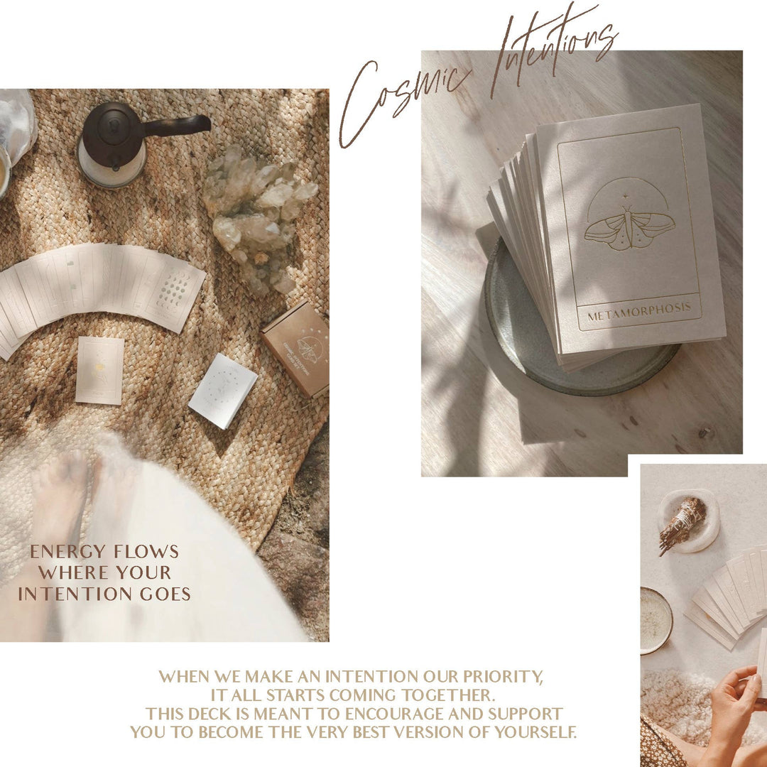 Cosmic Intentions - Card Set - 18 Cards - Gold Edition