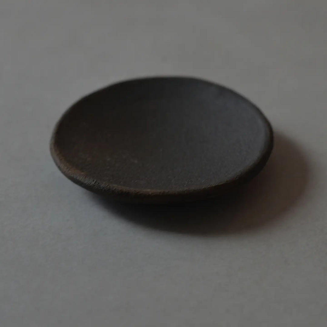 Raw Black Clay Incense Plate by Cedar and Myrrh