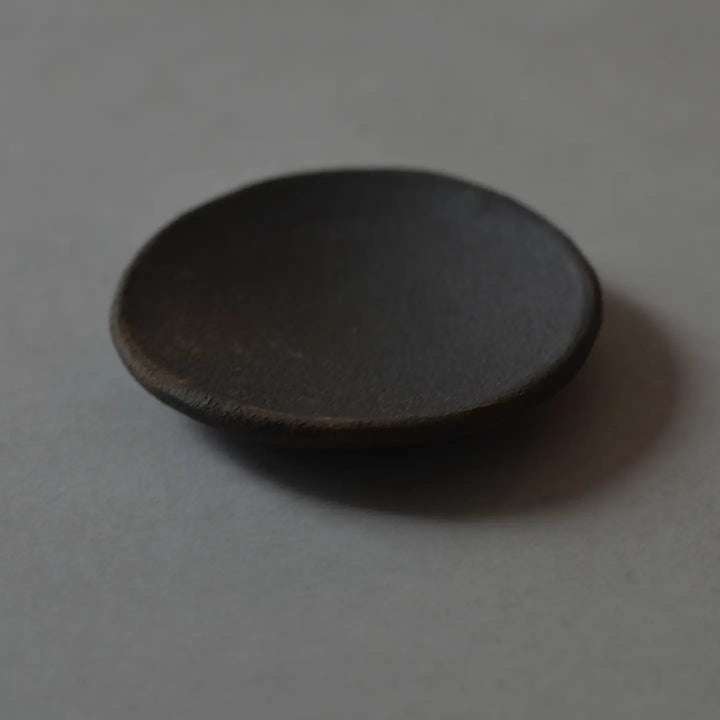 Raw Black Clay Incense Plate by Cedar and Myrrh
