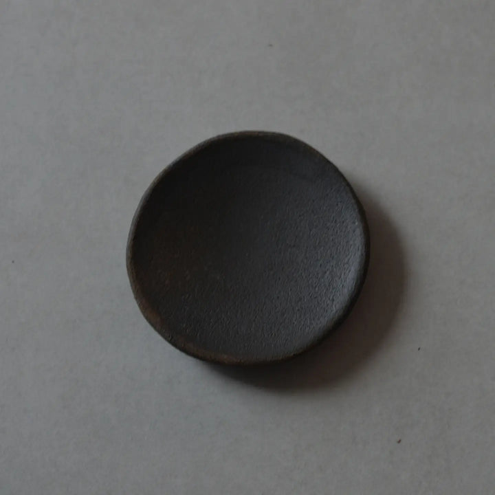 Raw Black Clay Incense Plate by Cedar and Myrrh
