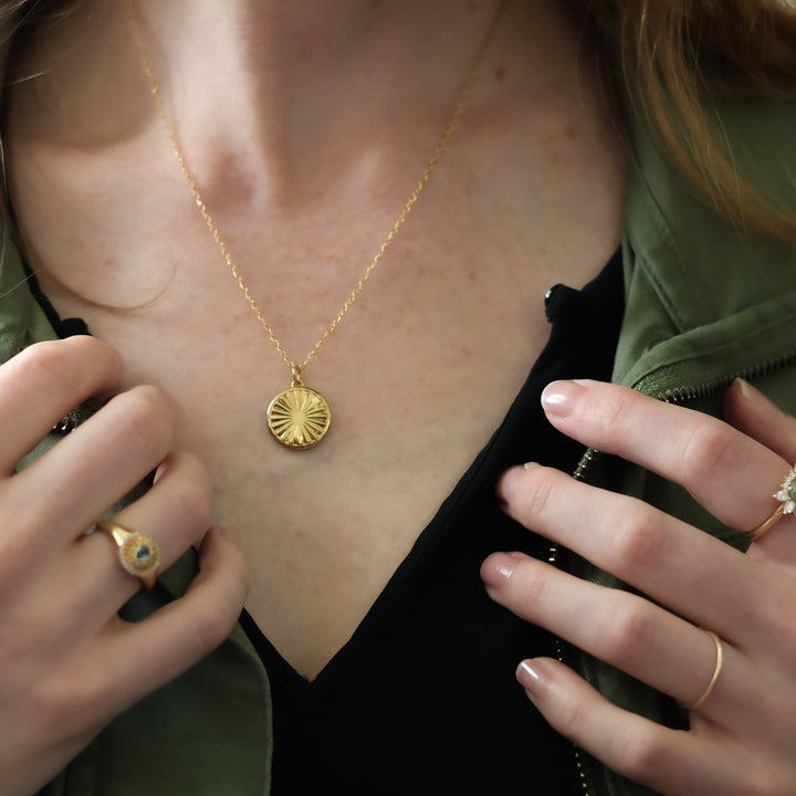 Sol Talisman Pendant | Sterling Silver or 18K Gold Vermeil
