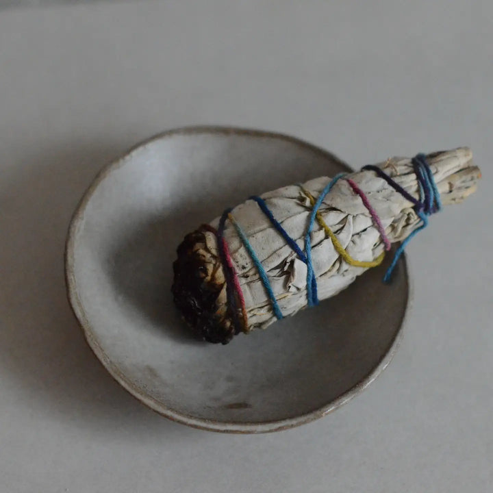 Sand Ceramic Smudging Bowl by Cedar and Myrrh