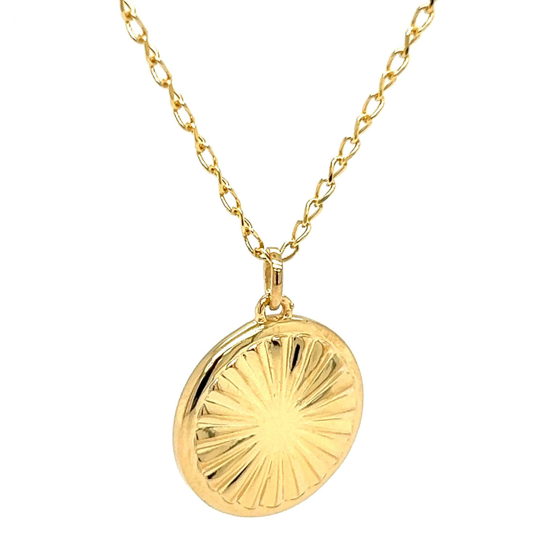 Custom pendant charm stack gold necklace