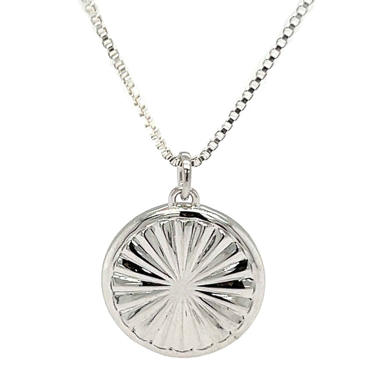 Custom pendant charm stack silver necklace