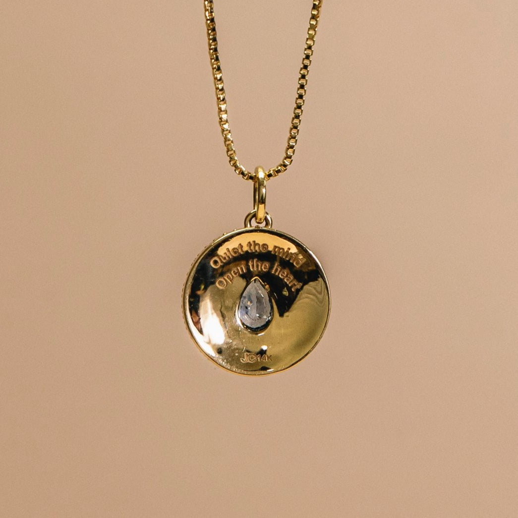 Flow Pendant | Blue Montana Sapphire & Natural Diamonds