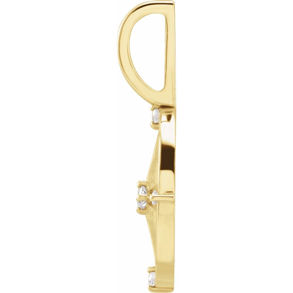 Golden Compass Charm