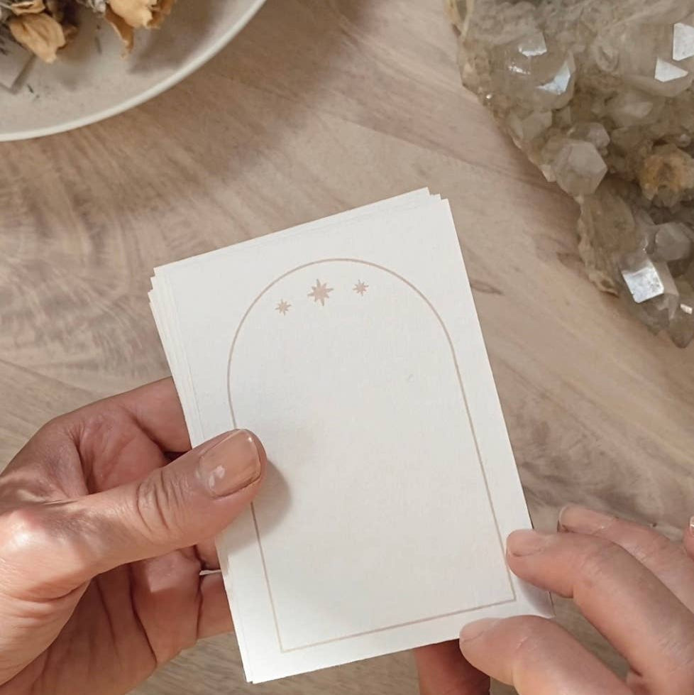 Blank ritual card