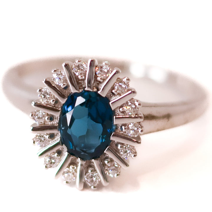 Headwaters Ring | Blue Topaz in Sterling Silver