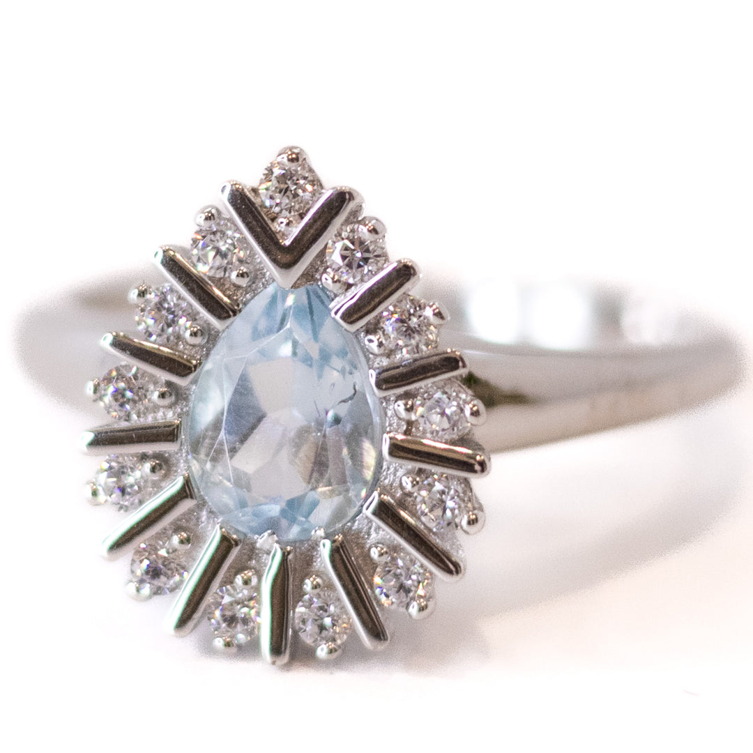 Headwaters Ring | Blue Topaz in Sterling Silver