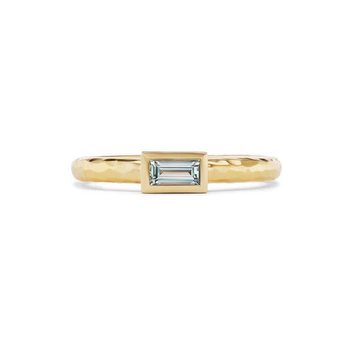 Big Sky Baguette Stacker Ring | Montana Sapphire