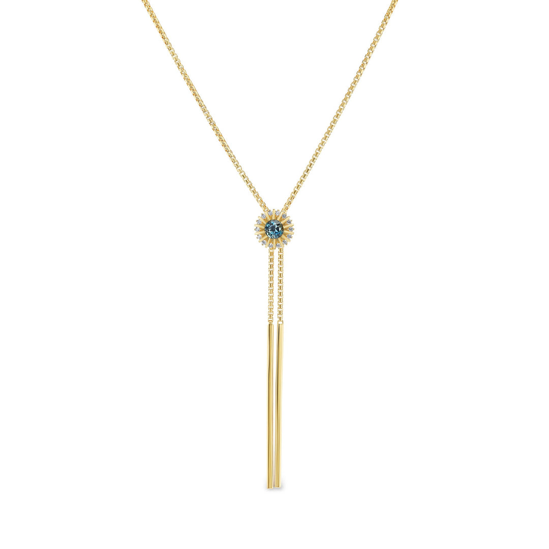 Headwaters Bolo Necklace | Montana Sapphire