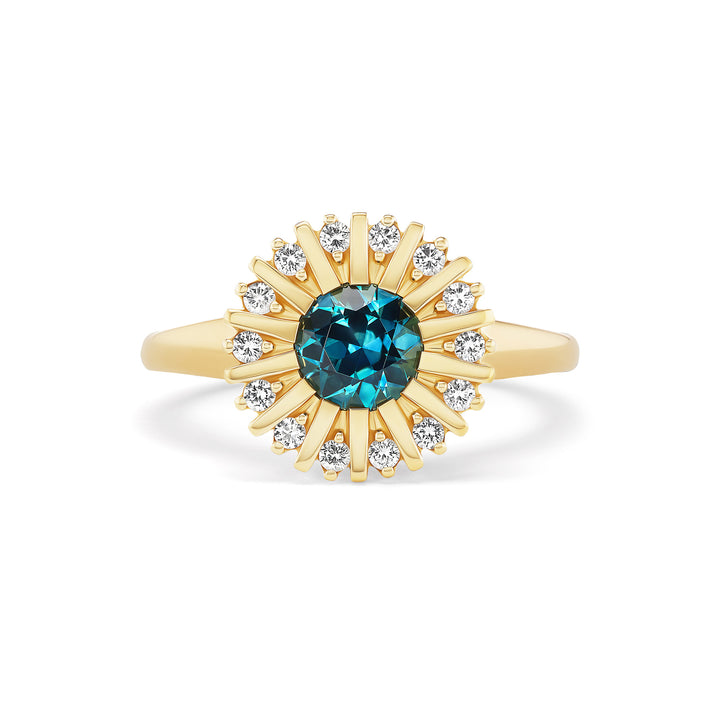 Headwaters Ring | Montana Sapphire in 14K Gold